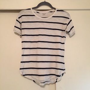 Madewell Whisper Cotton Crewneck Stripe Tee